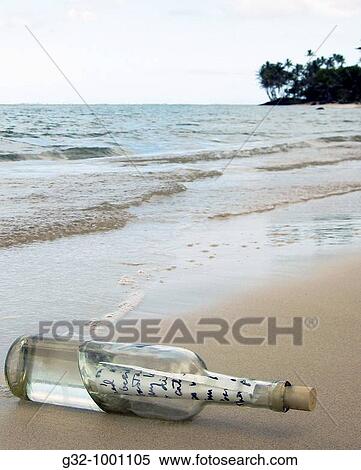 bottle washed ashore View Large Photo Image Stock Photography - bottle washed ashore. Fotosearch