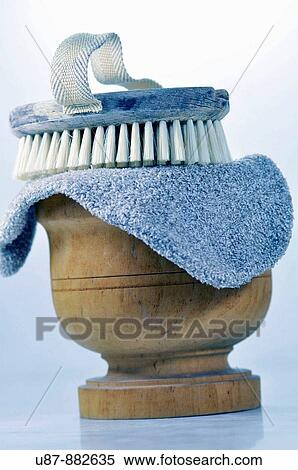 Bowl of Bath Supplies, Brush and Bath Mitt View Large Photo Image Stock Photography - Bowl of Bath Supplies, Brush and Bath Mitt. Fotosearch