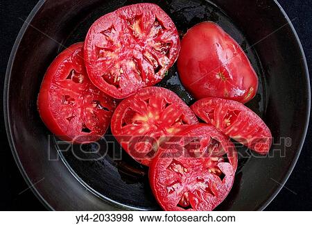 Stock Photo - Bowl of Delicious Village Tomatoes, Crete, Greece.. Fotosearch