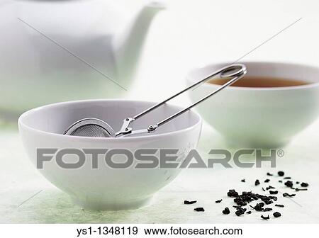 BOWLS WITH INFUSION OF GREEN TEA View Large Photo Image Stock Photo - BOWLS WITH INFUSION OF GREEN TEA. Fotosearch