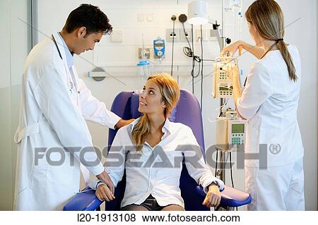 Stock Photo - Box chemotherapy, Onkologikoa Hospital, Oncology Institute, Case Center for prevention, diagnosis and treatment of cancer, Donostia, San Sebastian, Gipuzkoa, Basque Country, Spain. Fotosearch