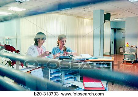 Boxes and control desk at hospital View Large Photo Image Stock Image - Boxes and control desk at hospital. Fotosearch