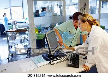 Stock Photography - Boxes control, Resuscitation unit. Hospital Universitario de Gran Canaria Doctor Negrin, Las Palmas de Gran Canaria. Canary Islands, Spain. Fotosearch