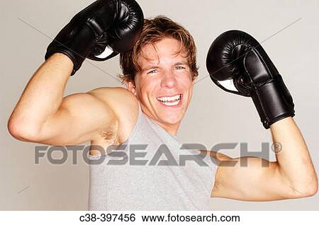 Stock Photograph - boxing champ. Fotosearch