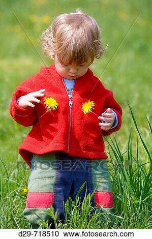 Stock Image - Boy 18 months. Fotosearch