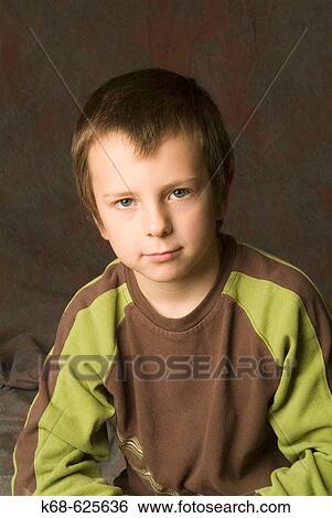 boy, 7 years old View Large Photo Image Stock Photograph - boy, 7 years old. Fotosearch