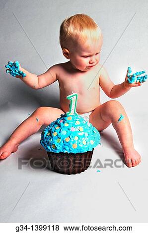 Boy and Cake1 View Large Photo Image Stock Photo - Boy and Cake1. Fotosearch