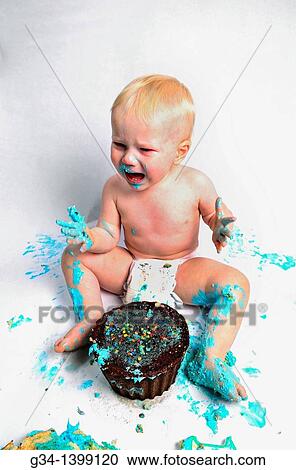 Boy and Cake3 View Large Photo Image Stock Image - Boy and Cake3. Fotosearch