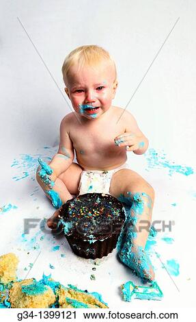 Boy and Cake4 View Large Photo Image Stock Image - Boy and Cake4. Fotosearch