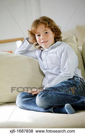 Boy at home View Large Photo Image Stock Photo - Boy at home. Fotosearch