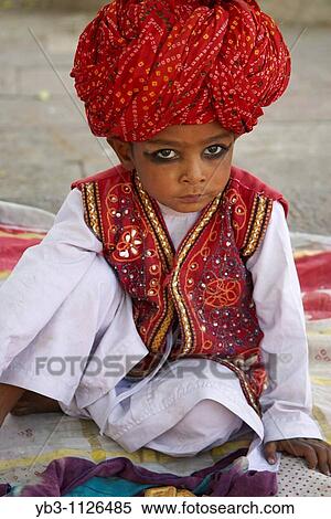 Boy dressed in Traditional Costume, Jodhpur, India View Large Photo Image Stock Photography - Boy dressed in Traditional Costume, Jodhpur, India. Fotosearch