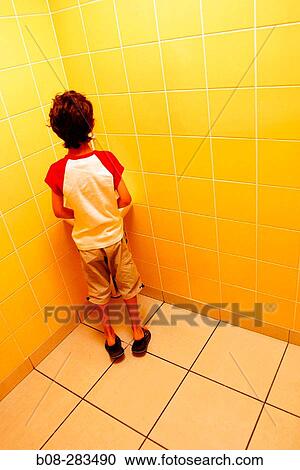 Boy in bathroom View Large Photo Image Stock Image - Boy in bathroom. Fotosearch