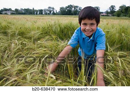 Boy in grain field. Arkaute, Alava, Euskadi, Spain View Large Photo Image Stock Image - Boy in grain field. Arkaute, Alava, Euskadi, Spain. Fotosearch