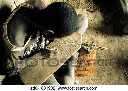 Boy learning a Qur? an Text, Timbuktu View Large Photo Image Stock Image - Boy learning a Qur? an Text, Timbuktu. Fotosearch