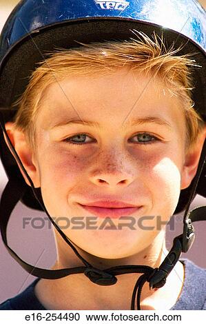 boy with bike helmet View Large Photo Image Stock Image - boy with bike helmet. Fotosearch