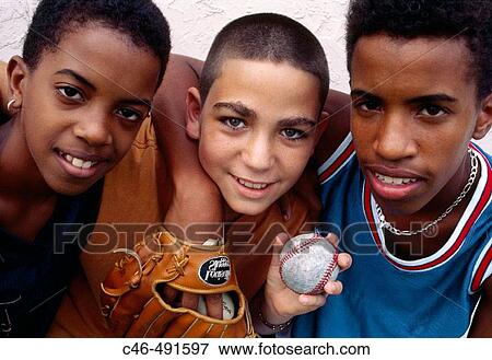 Boys holding a baseball, Little Havana. Miami, Florida. USA View Large Photo Image Stock Photo - Boys holding a baseball, Little Havana. Miami, Florida. USA. Fotosearch