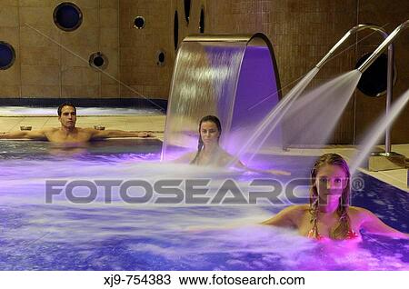 Boys in the pool of a SPA. View Large Photo Image Stock Image - Boys in the pool of a SPA.. Fotosearch