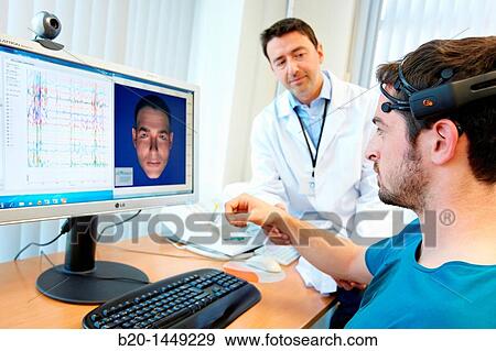 Brain-machine interface, Health and Biomedical applications, Vicomtech IK4, Centro de tecnologias de Interaccion Visual y Comunicaciones View Large Photo Image Stock Photo - Brain-machine interface, Health and Biomedical applications, Vicomtech IK4, Centro de tecnologias de Interaccion Visual y Comunicaciones. Fotosearch