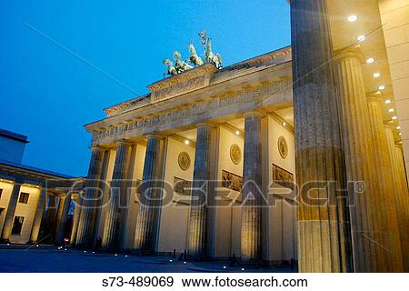 Brandeburg Gate, Berlin View Large Photo Image Stock Photo - Brandeburg Gate, Berlin. Fotosearch