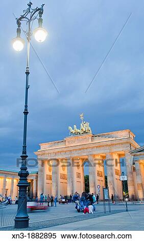 Brandenburg Gate, Brandenburger Tor, Pariser Platz, Berlin, Germany, Europe. View Large Photo Image Stock Photography - Brandenburg Gate, Brandenburger Tor, Pariser Platz, Berlin, Germany, Europe.. Fotosearch