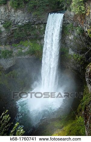 Stock Image - Brandywine Falls, near Whistler, BC, Canada. Fotosearch
