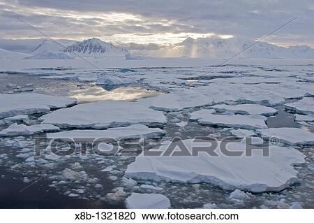 Brash ice and first year floe ice often called pancake ice south of the Antarctic Circle on the west side of the Antarctic Peninsula during the summer months View Large Photo Image Stock Image - Brash ice and first year floe ice often called pancake ice south of the Antarctic Circle on the west side of the Antarctic Peninsula during the summer months. Fotosearch