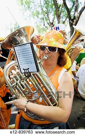 Brass bands playing horns,? Feria de la Pentec? te?, N? mes. Gard, Languedoc-Roussillon, France View Large Photo Image Stock Image - Brass bands playing horns,? Feria de la Pentec? te?, N? mes. Gard, Languedoc-Roussillon, France. Fotosearch