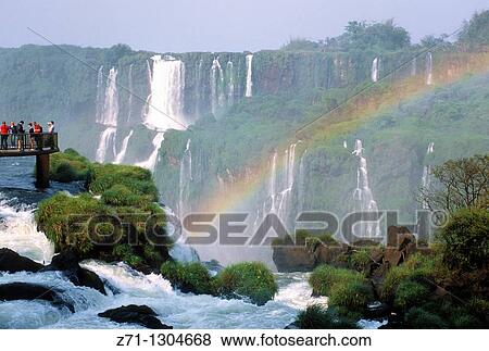 Brazil, Parana state, Iguazu Falls, View Large Photo Image Stock Photo - Brazil, Parana state, Iguazu Falls,. Fotosearch
