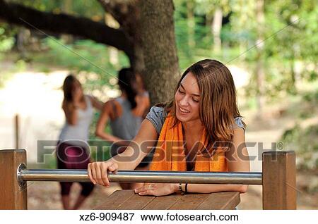 Stock Photo - break in the meeting of sport. Fotosearch