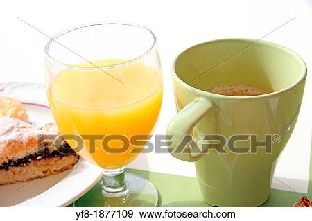 Breakfast at a terrace hotel, coffee, orange juice and tart, Minorca, Balearic islands, Spain View Large Photo Image Stock Photo - Breakfast at a terrace hotel, coffee, orange juice and tart, Minorca, Balearic islands, Spain. Fotosearch