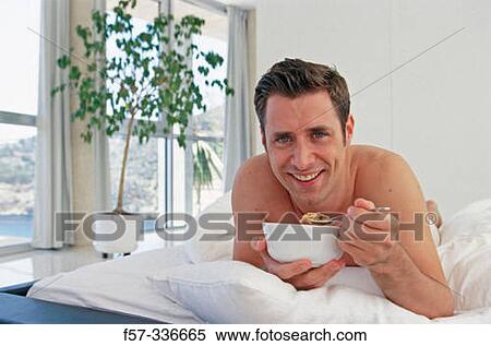 Breakfast in bed View Large Photo Image Stock Photography - Breakfast in bed. Fotosearch