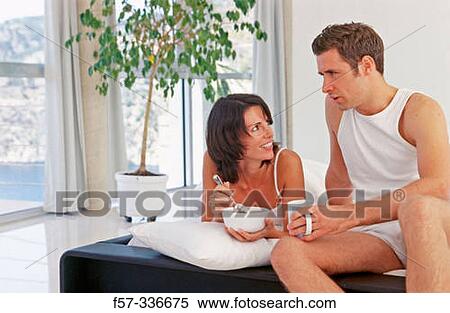 Breakfast in bed View Large Photo Image Stock Photography - Breakfast in bed. Fotosearch