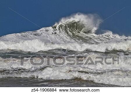 Breaking wave, Asturias, Spain View Large Photo Image Picture - Breaking wave, Asturias, Spain. Fotosearch