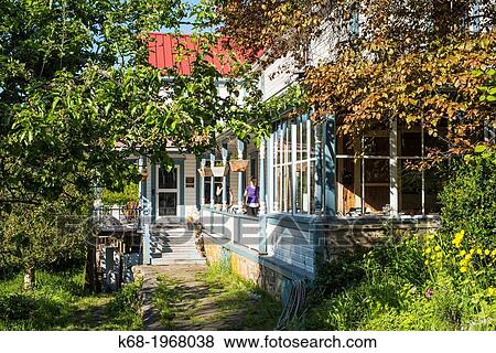 Breezy Bay Bed and Breakfast, a house built in 1892, on Saturna Island, Gulf Islands, BC, Canada. View Large Photo Image Stock Photo - Breezy Bay Bed and Breakfast, a house built in 1892, on Saturna Island, Gulf Islands, BC, Canada.. Fotosearch