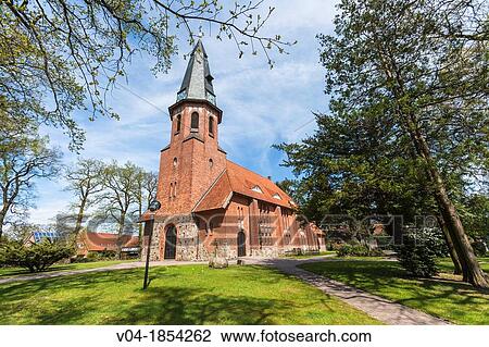 Brick church Feldsteinkirche in Apensen, Lower Saxony, Germany, Europe View Large Photo Image Stock Image - Brick church Feldsteinkirche in Apensen, Lower Saxony, Germany, Europe. Fotosearch