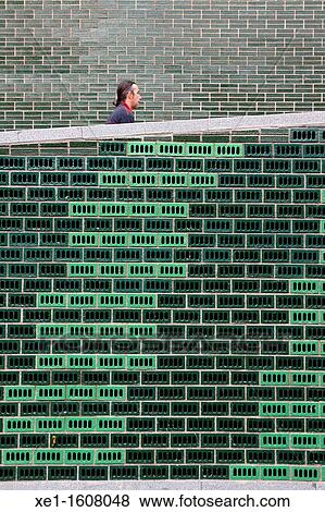 brick wall, slope, Guinardo district, Barcelona, Catalonia, Spain View Large Photo Image Stock Photo - brick wall, slope, Guinardo district, Barcelona, Catalonia, Spain. Fotosearch