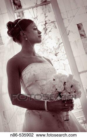 Stock Image - Bridal portrait. Fotosearch