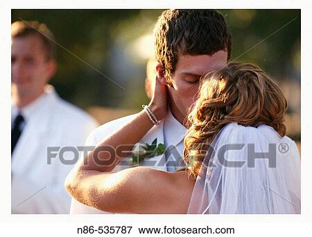 Bride and groom at altar outdoors View Large Photo Image Stock Photo - Bride and groom at altar outdoors. Fotosearch
