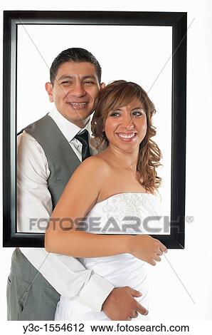 Bride and Groom Newlyweds View Large Photo Image Stock Image - Bride and Groom Newlyweds. Fotosearch