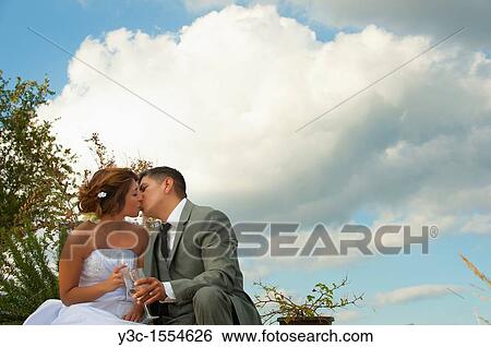Bride and Groom Newlyweds View Large Photo Image Stock Photograph - Bride and Groom Newlyweds. Fotosearch