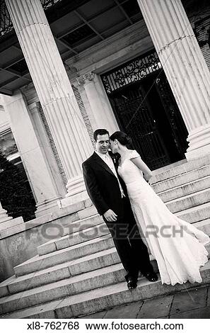Bride and groom portrait View Large Photo Image Stock Photo - Bride and groom portrait. Fotosearch