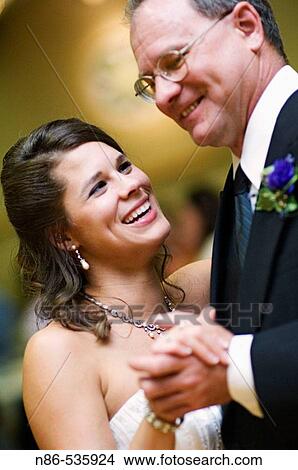 Picture - Bride dancing with father. Fotosearch