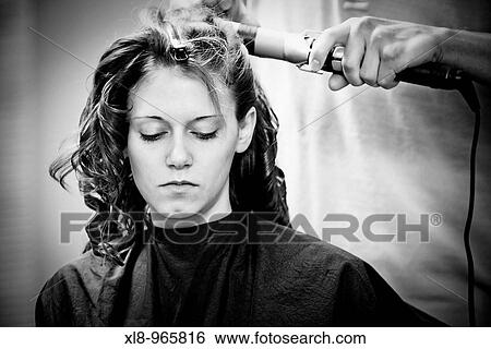 Bride getting ready, hair salon, makeup View Large Photo Image Stock Photograph - Bride getting ready, hair salon, makeup. Fotosearch