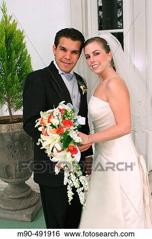 Stock Photograph - Bride & Groom. Fotosearch