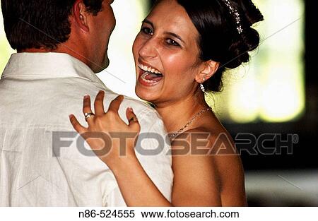 Stock Photography - Bride laughing. Fotosearch