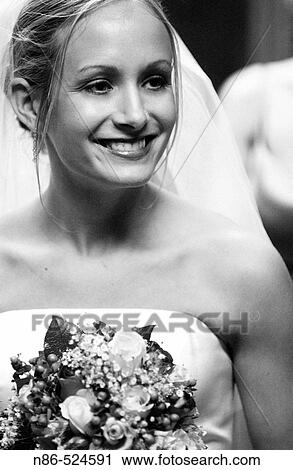 BRIDE SMILING View Large Photo Image Stock Image - BRIDE SMILING. Fotosearch