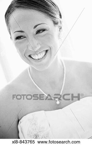 Stock Photography - bride smiling. Fotosearch