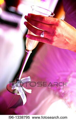 Bride toasting at wedding View Large Photo Image Stock Photography - Bride toasting at wedding. Fotosearch