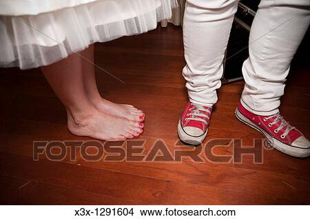 Picture - Bride with bridesmaid. Fotosearch