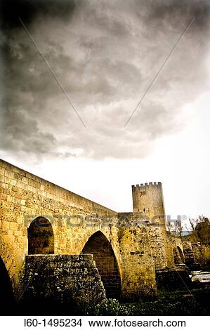 Bridge in Fr? as, Burgos province, Castilla Le? n, Spain View Large Photo Image Picture - Bridge in Fr? as, Burgos province, Castilla Le? n, Spain. Fotosearch